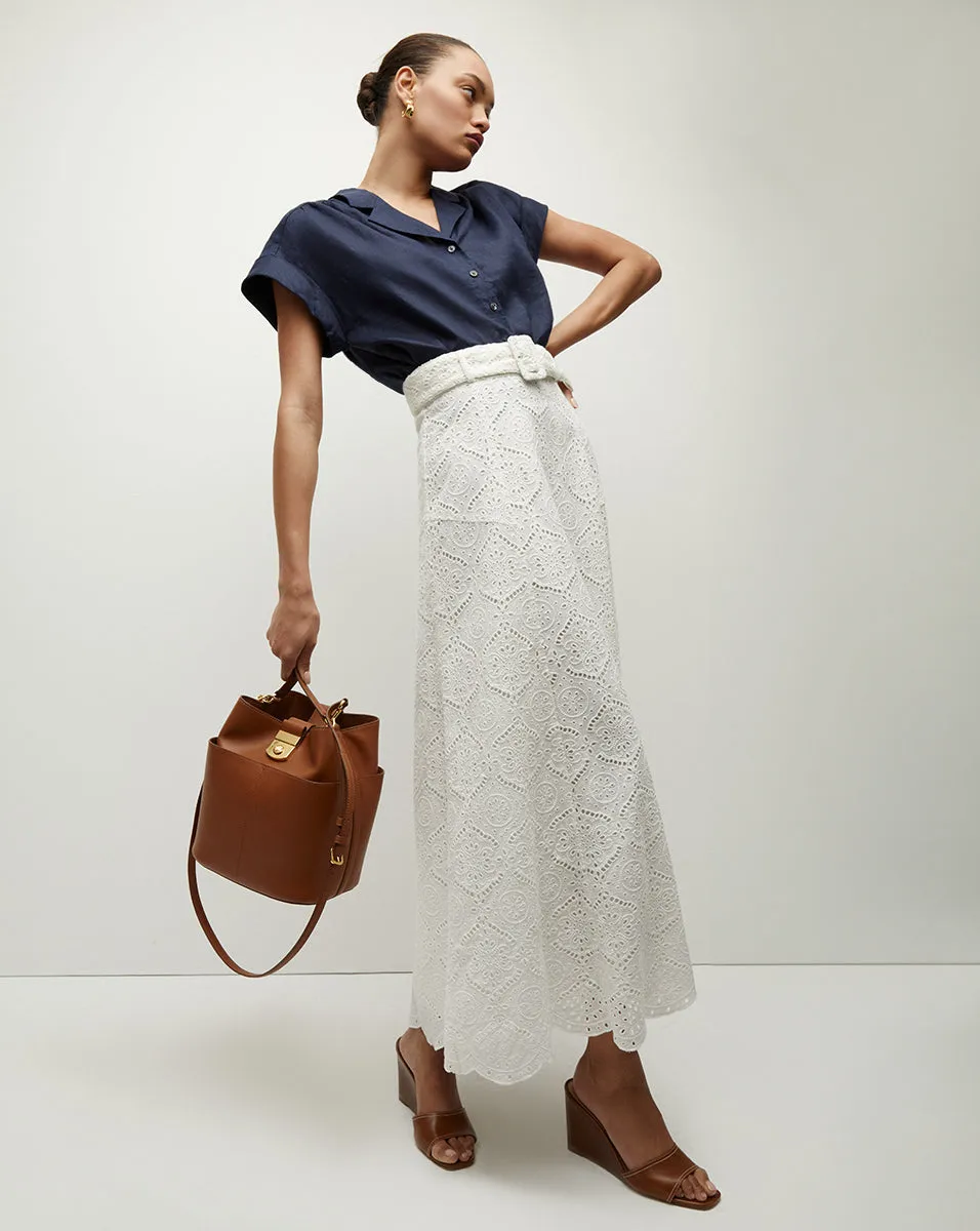 Kasa Linen Button-Down Top sold by Ulla Johnson product image thumbnail 5