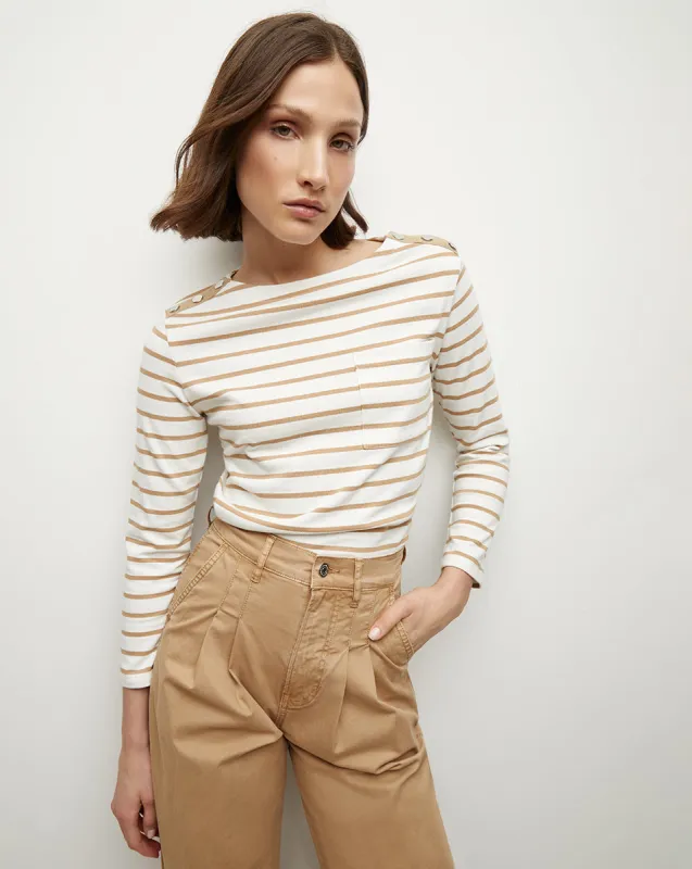 Hovey Striped Top sold by Ulla Johnson