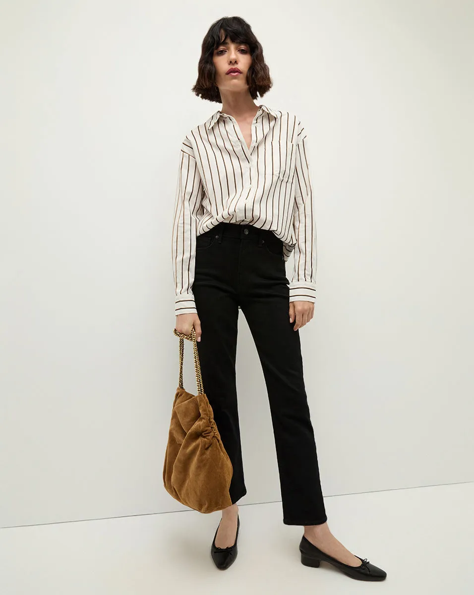 Keiko Stretch-Cotton Button-Down Shirt sold by Ulla Johnson product image thumbnail 3