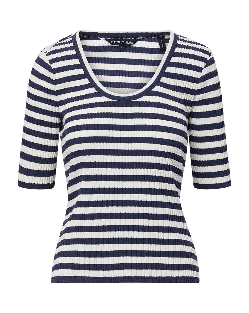 Anafi Striped Tee sold by Ulla Johnson product image thumbnail 5