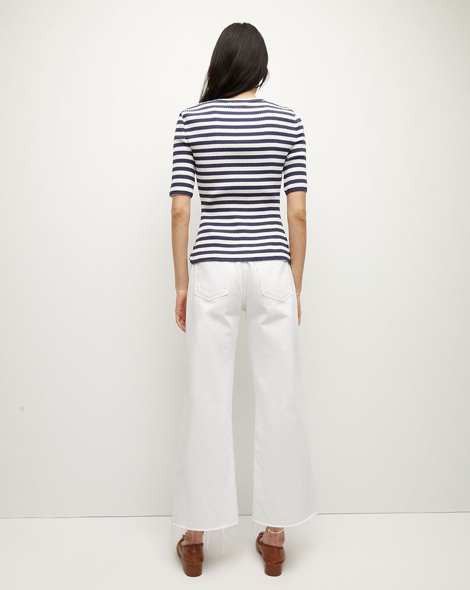 Anafi Striped Tee sold by Ulla Johnson product image thumbnail 4