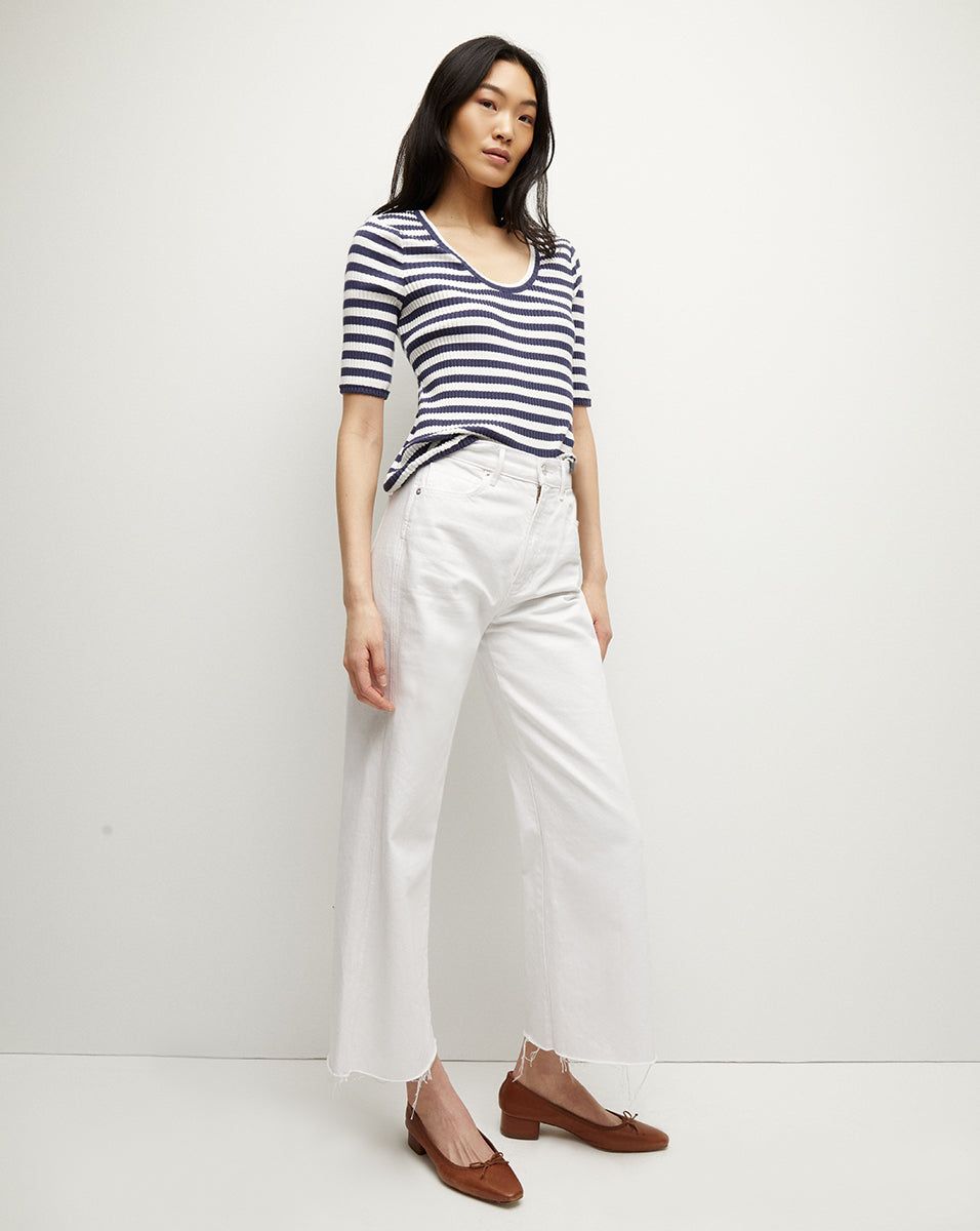 Anafi Striped Tee sold by Ulla Johnson product image thumbnail 3