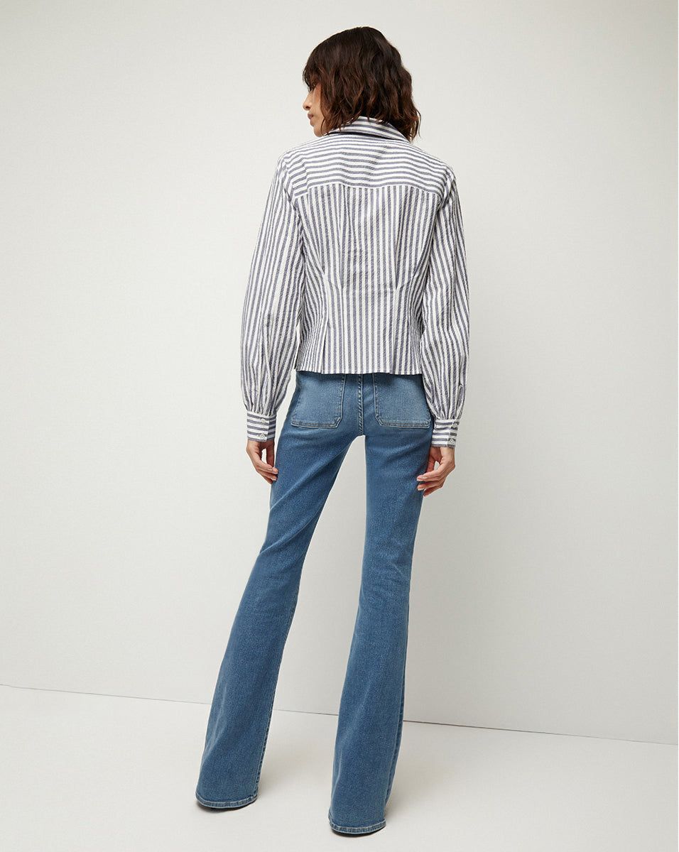 Ertha Striped Seersucker Top sold by Ulla Johnson product image thumbnail 5