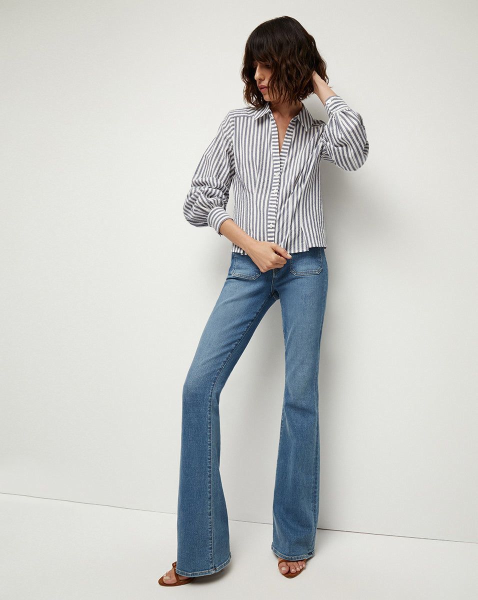 Ertha Striped Seersucker Top sold by Ulla Johnson product image thumbnail 2