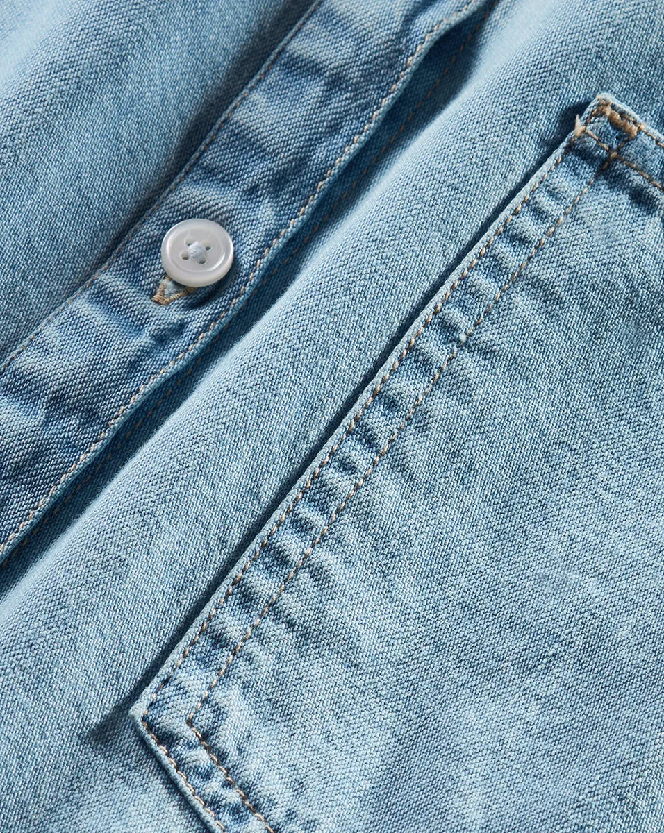 Maya Chambray Button-Down Shirt sold by Ulla Johnson product image thumbnail 2