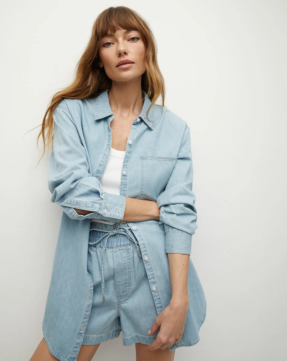 Maya Chambray Button-Down Shirt sold by Ulla Johnson product image thumbnail 5