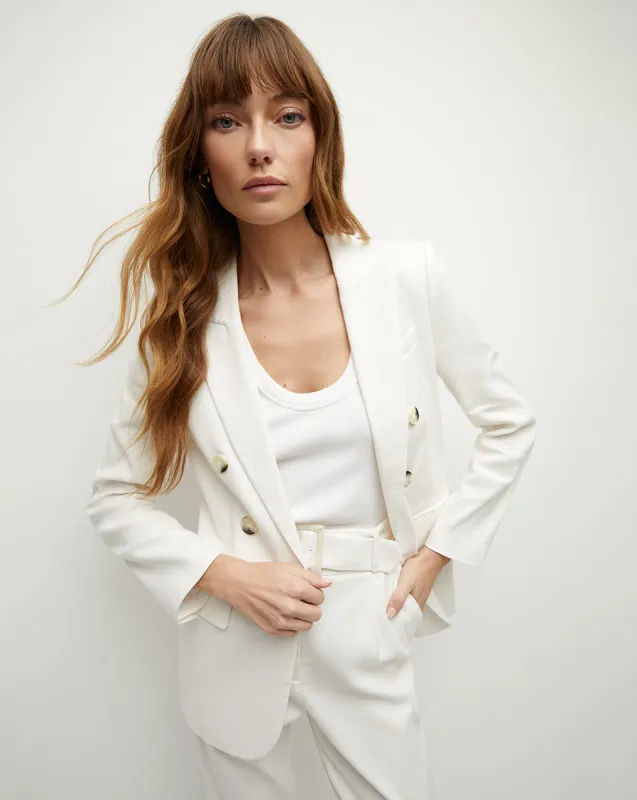 Bexley Stretch-Linen Dickey Jacket sold by Ulla Johnson