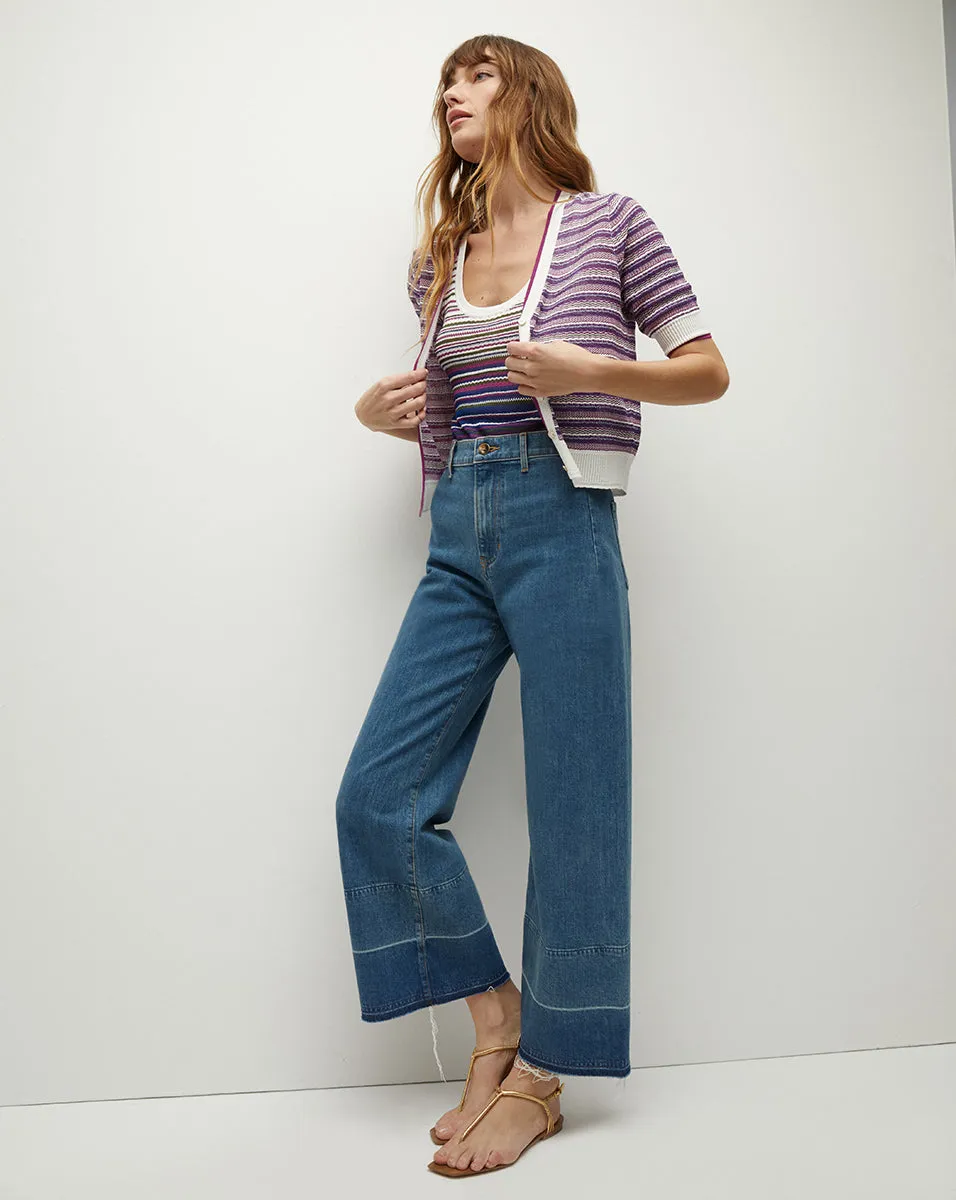 Varia Striped Knit Cardigan sold by Ulla Johnson product image thumbnail 4