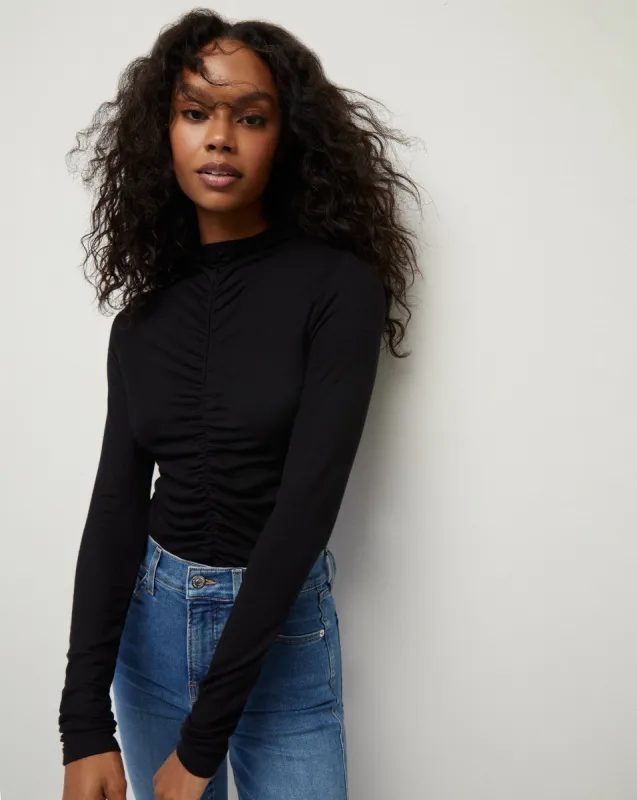 Theresa Ruched Turtleneck sold by Ulla Johnson