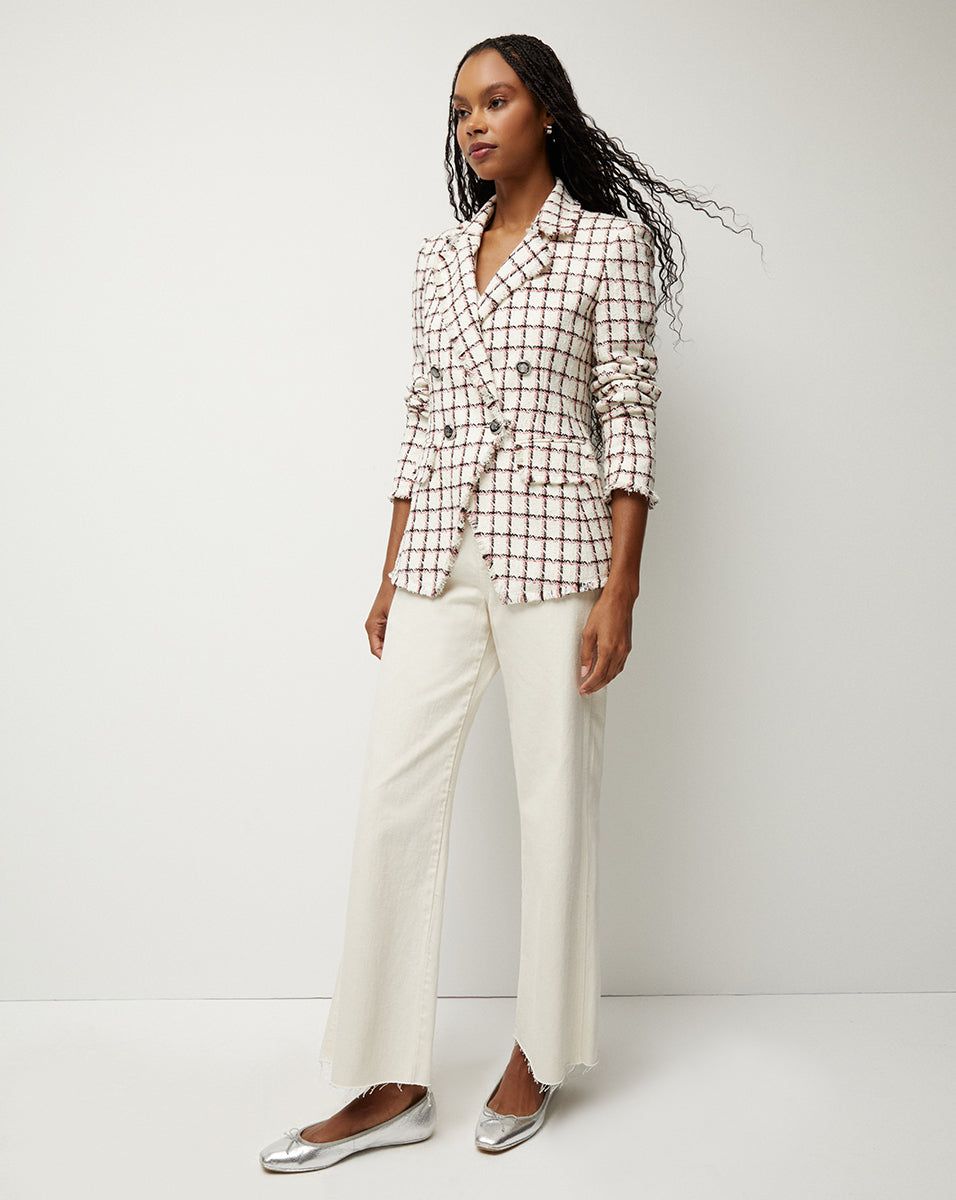 Taja Graphic Tweed Dickey Jacket sold by Ulla Johnson product image thumbnail 5