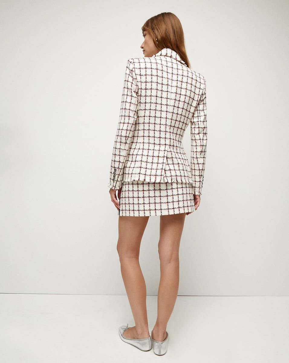 Taja Graphic Tweed Dickey Jacket sold by Ulla Johnson product image thumbnail 4