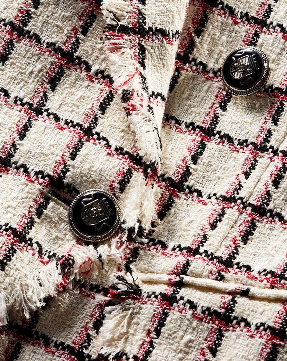 Taja Graphic Tweed Dickey Jacket sold by Ulla Johnson product image thumbnail 3