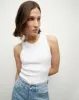 Jordyn Cropped Tank Top sold by Ulla Johnson