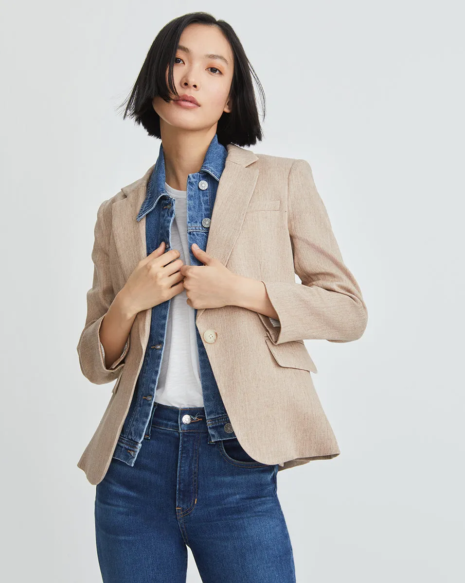 Cutaway Linen Dickey Jacket sold by Ulla Johnson product image thumbnail 5