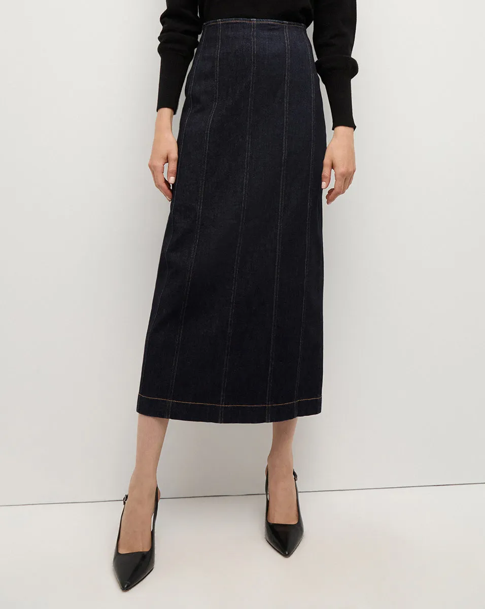 Fiona Maxi Denim Skirt sold by Ulla Johnson product image thumbnail 2