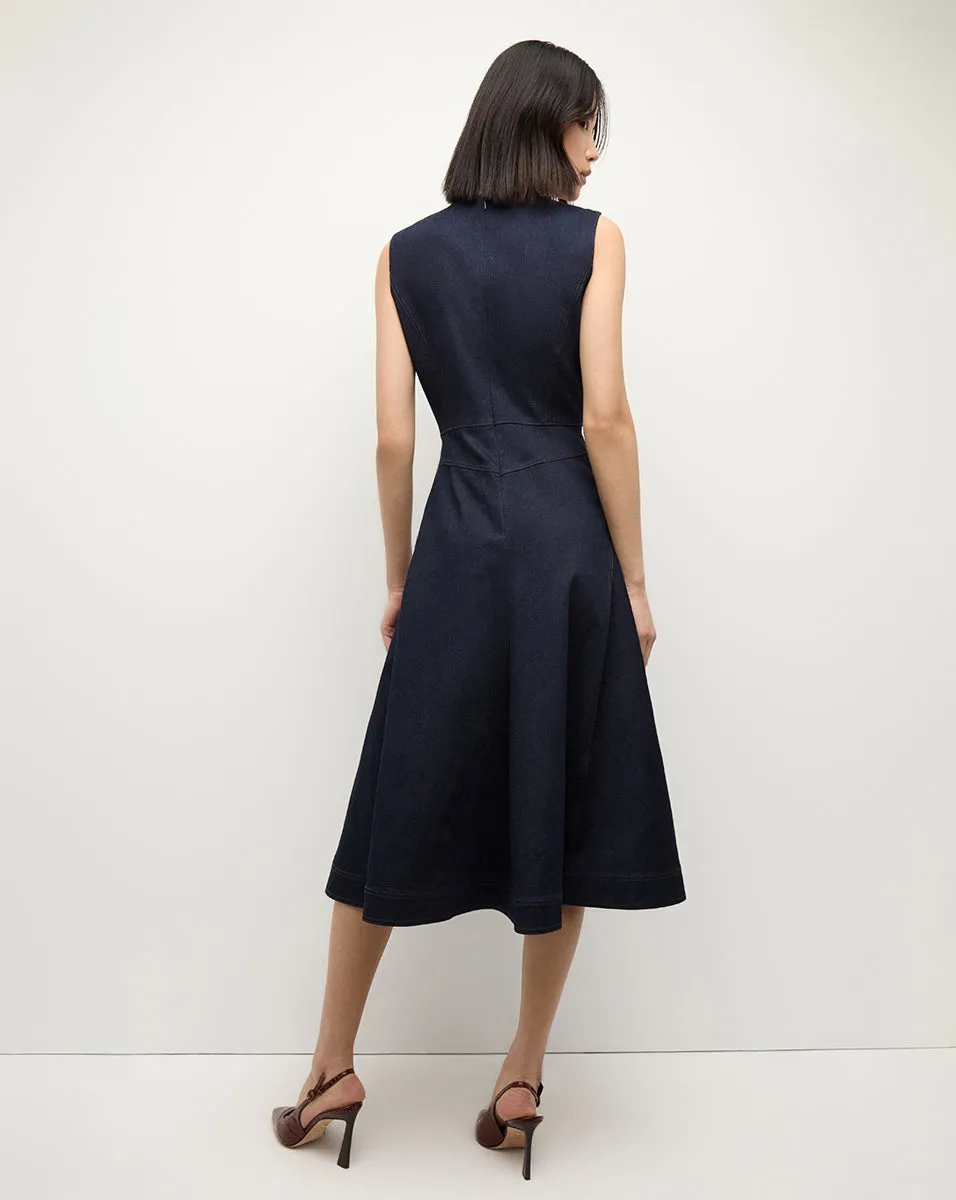 Karrigan Denim Dress sold by Ulla Johnson product image thumbnail 5