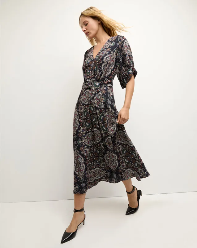 Wyatt Kaleidoscope-Print Dress sold by Ulla Johnson