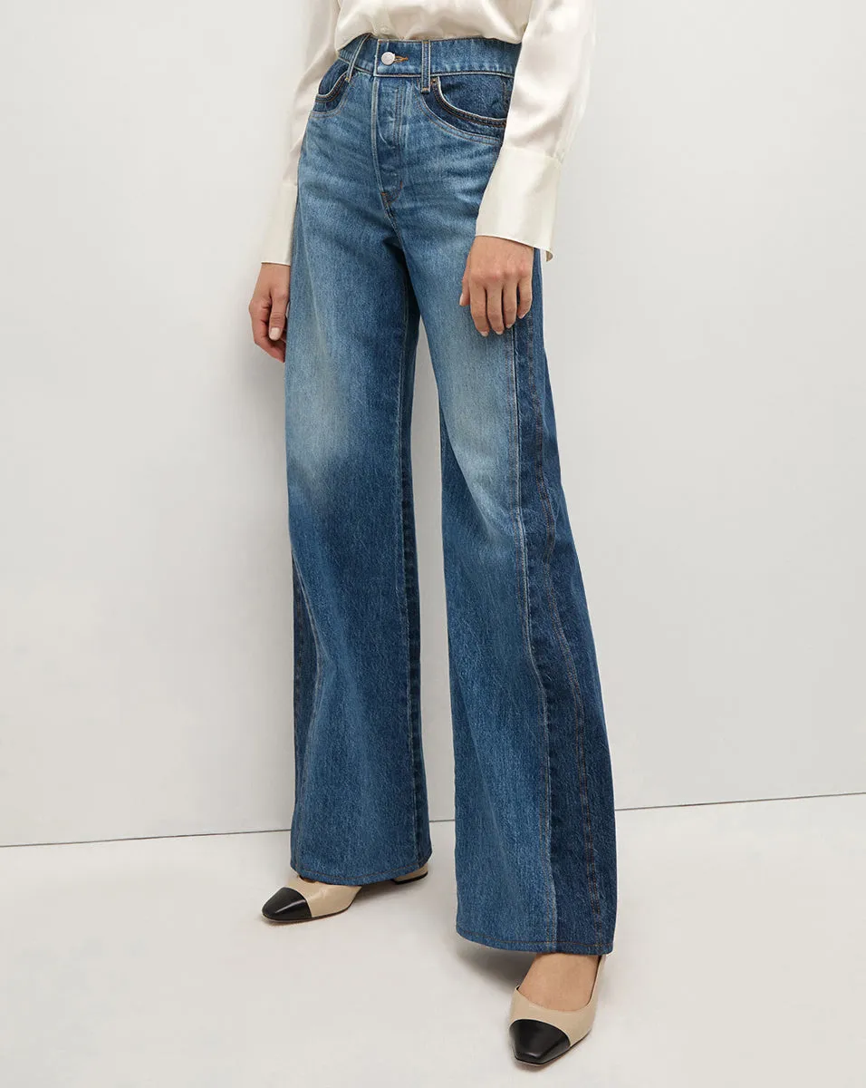 Taylor Two-Tone Wide-Leg Jean sold by Ulla Johnson product image thumbnail 2