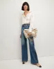 Taylor Two-Tone Wide-Leg Jean sold by Ulla Johnson