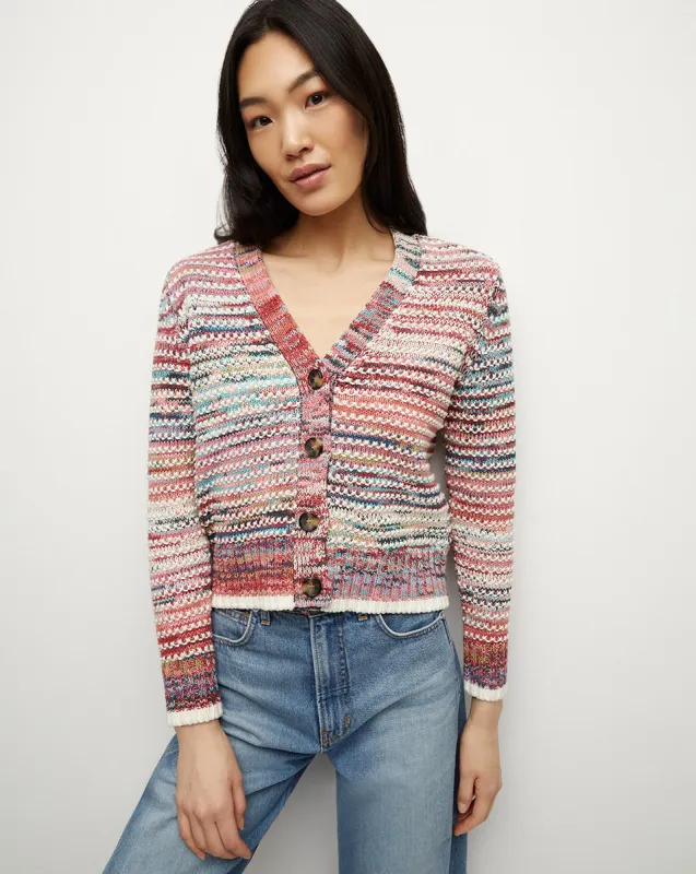 Ansonia Striped Cardigan made by Veronica Beard
