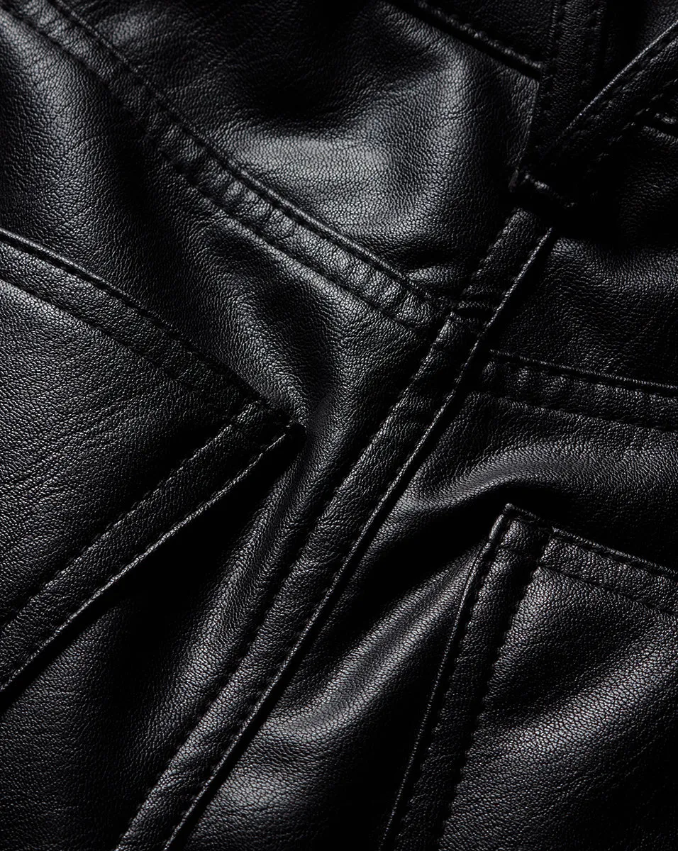 Beverly Vegan Leather Skinny-Flare Pant sold by Ulla Johnson product image thumbnail 3