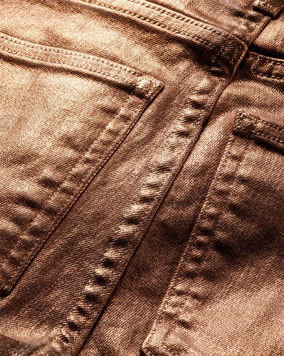 Beverly Metallic Skinny-Flare Jean sold by Ulla Johnson product image thumbnail 4