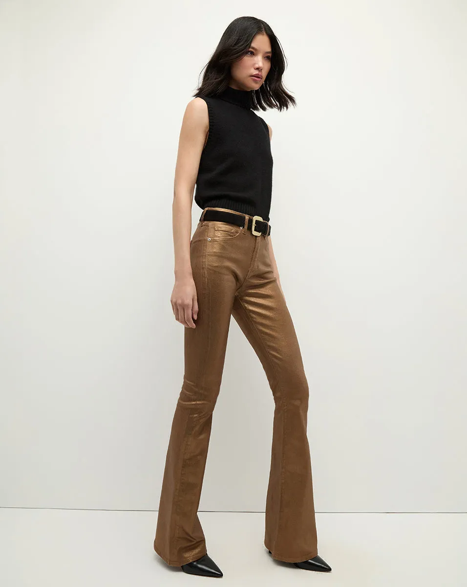 Beverly Metallic Skinny-Flare Jean sold by Ulla Johnson product image thumbnail 3