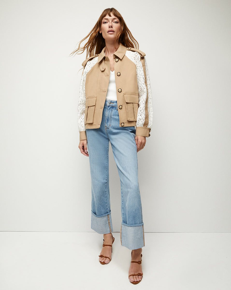 Oda Mixed-Media Dickey Coat sold by Ulla Johnson product image thumbnail 2