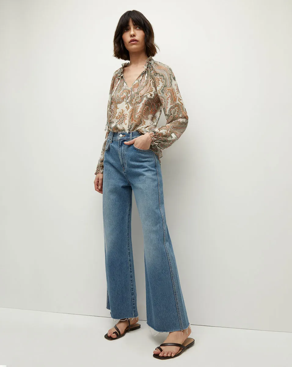 Antonette Silk-Georgette Top sold by Ulla Johnson product image thumbnail 3