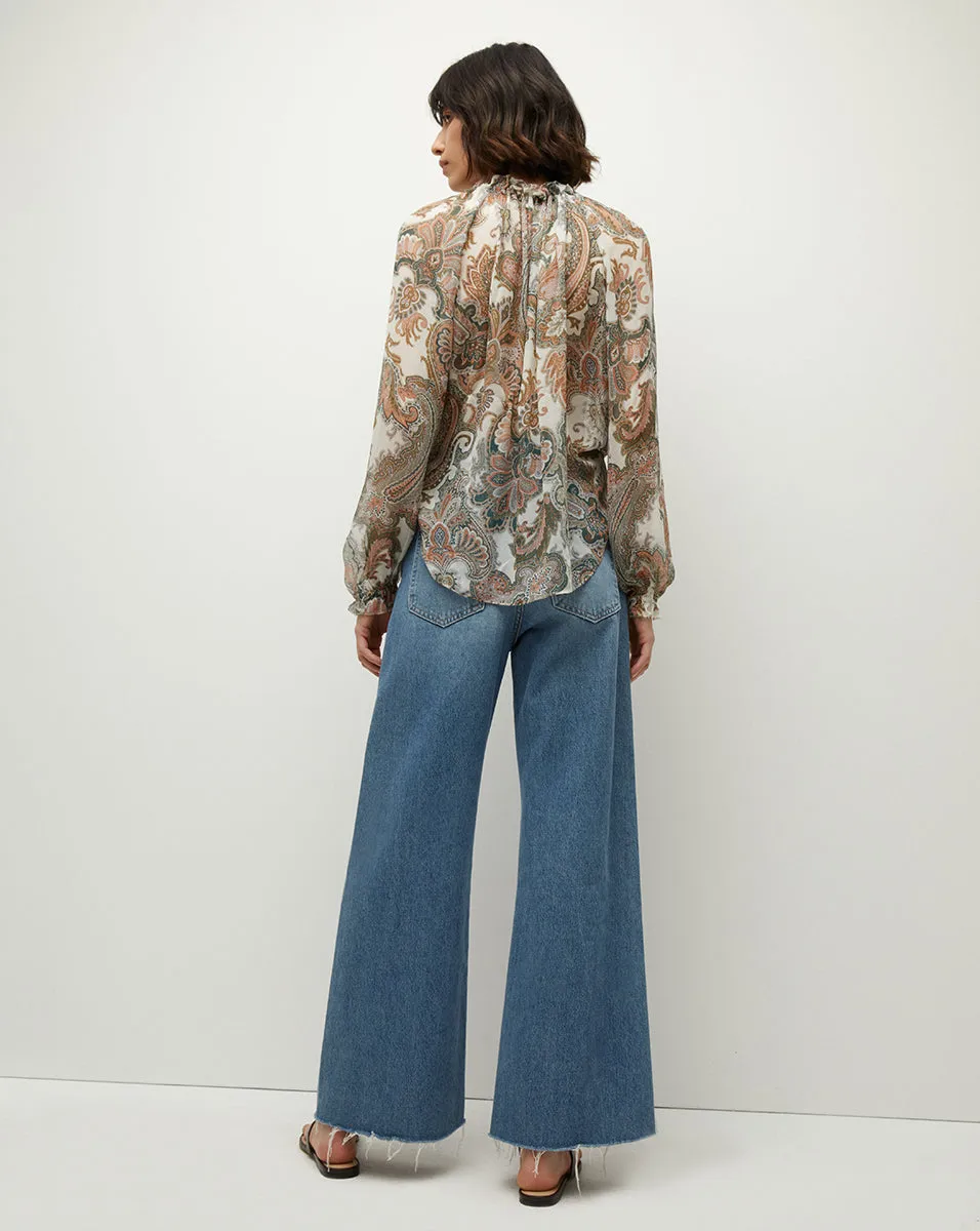 Antonette Silk-Georgette Top sold by Ulla Johnson product image thumbnail 5