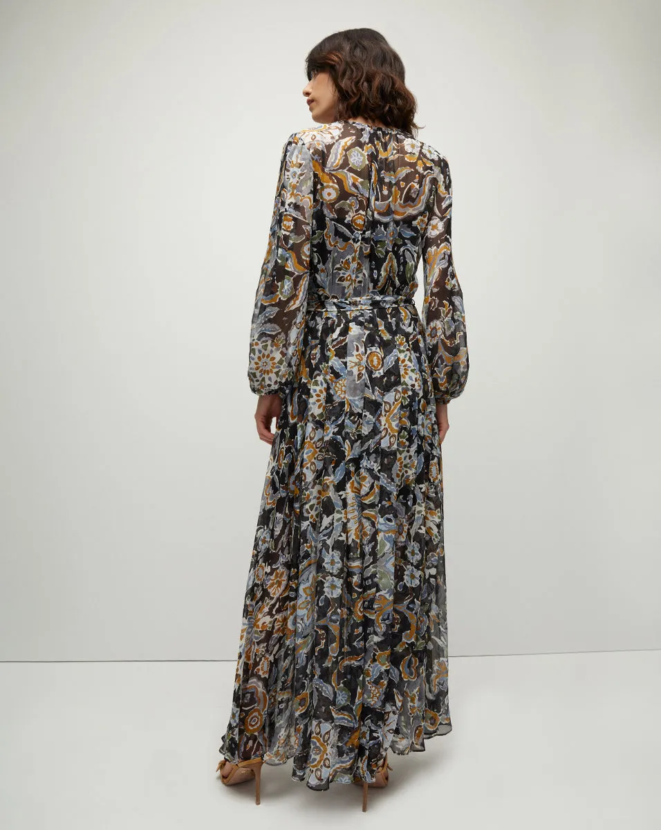 Elvita Brushstroke Maxi Dress sold by Ulla Johnson product image thumbnail 5