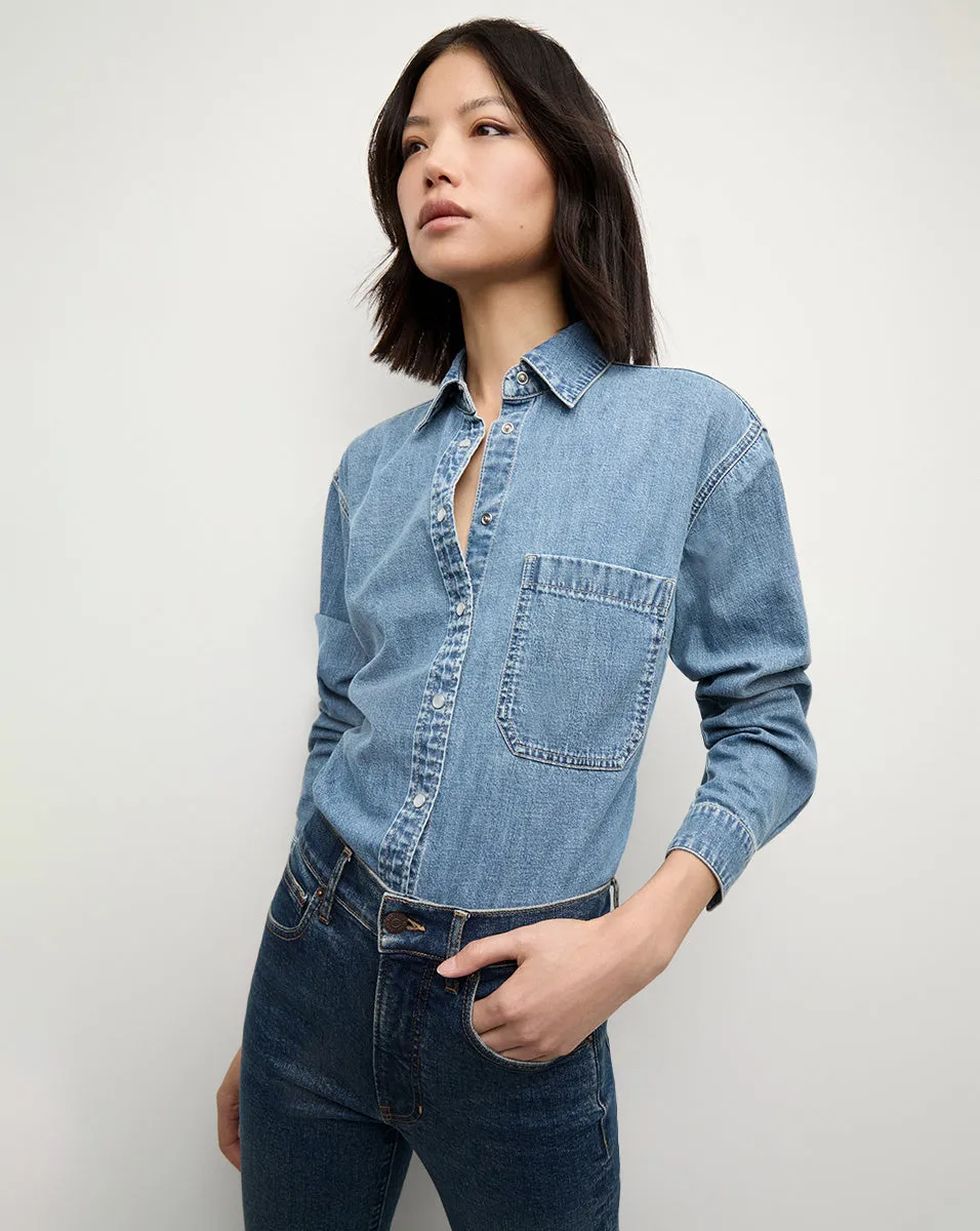 Aderes Denim Shirt sold by Ulla Johnson