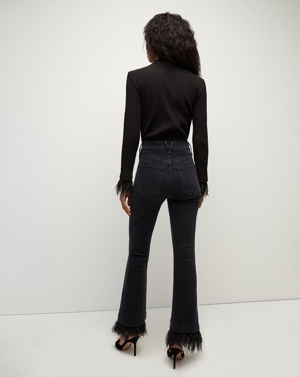 Pierre Feather-Trim Tee sold by Ulla Johnson product image thumbnail 4