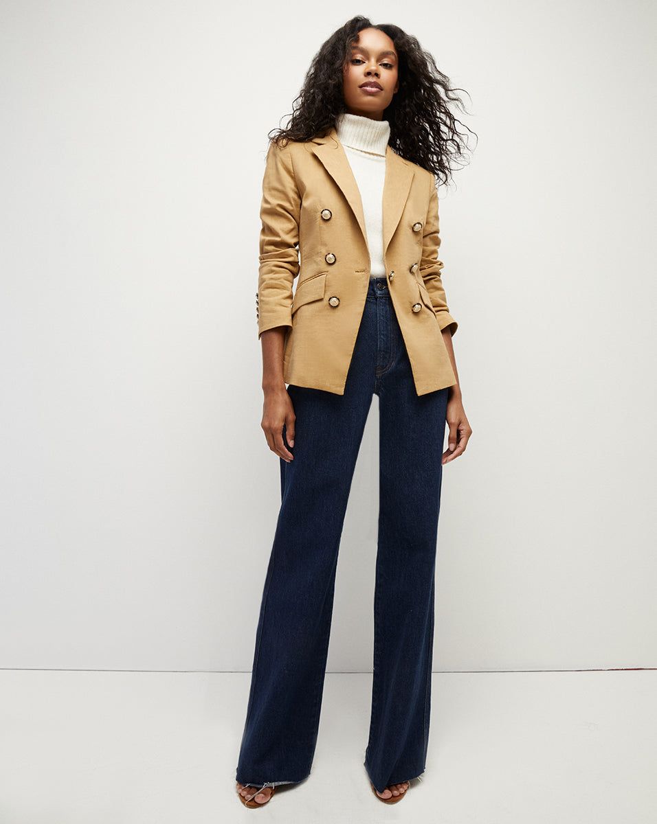 Clifton Stretch-Linen Dickey Jacket sold by Ulla Johnson product image thumbnail 2