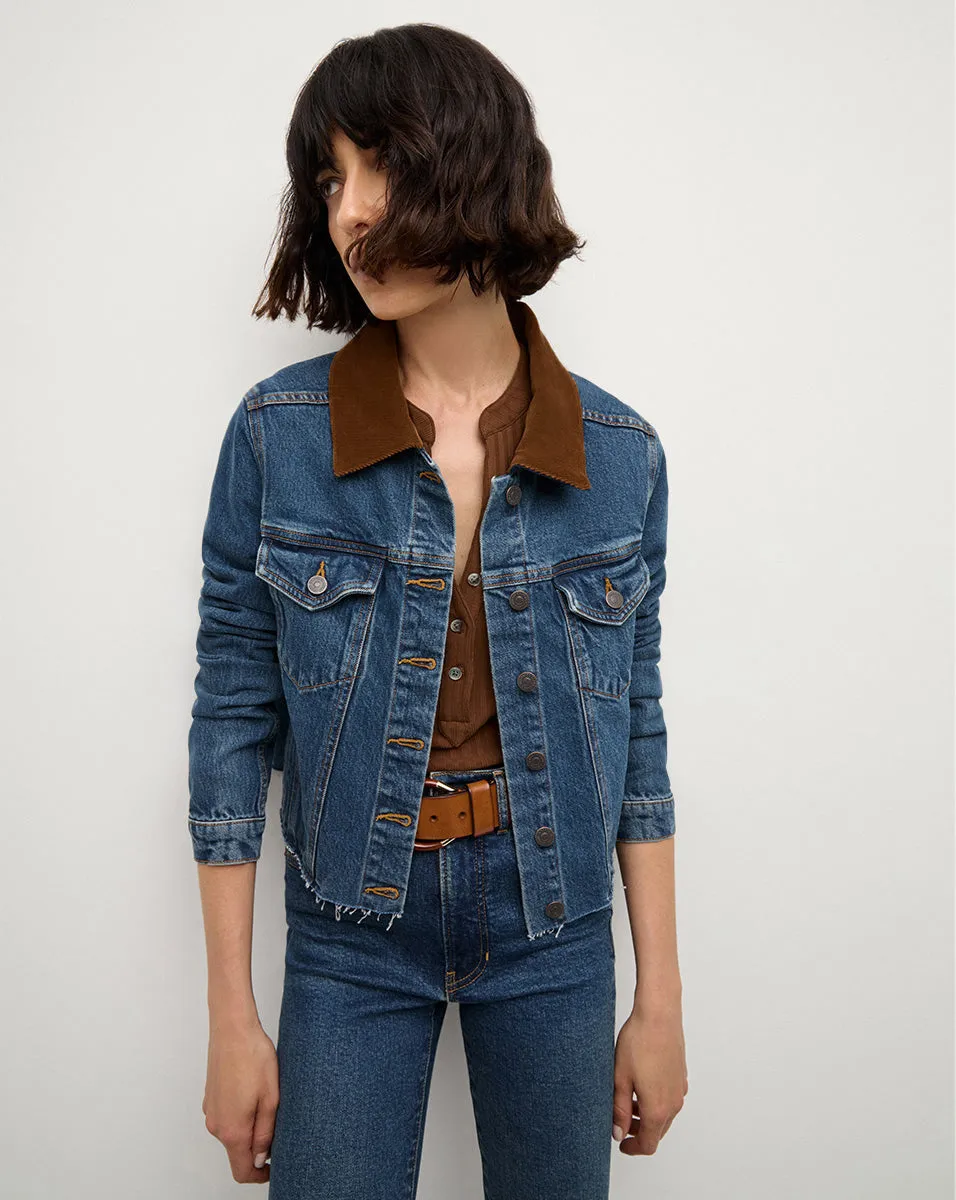 Cara Jean Jacket | Corduroy Collar sold by Ulla Johnson