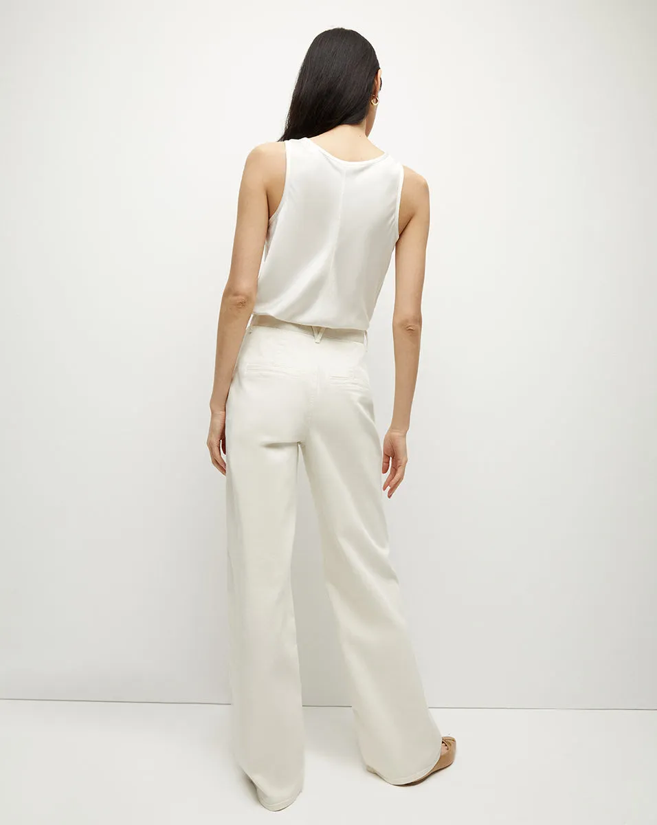 Mia Pleated Wide-Leg Jean sold by Ulla Johnson product image thumbnail 5