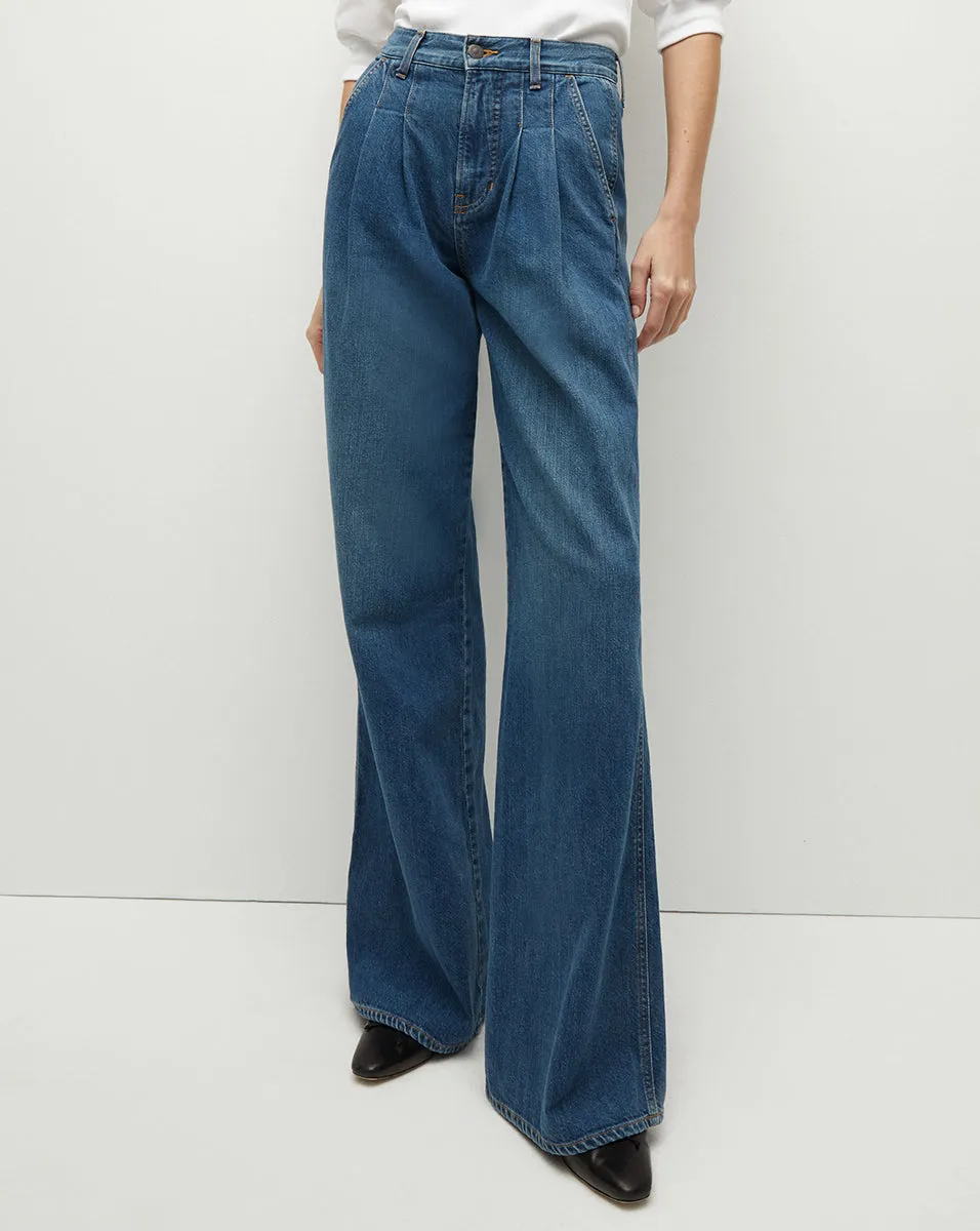 Mia Pleated Wide-Leg Jean sold by Ulla Johnson product image thumbnail 3