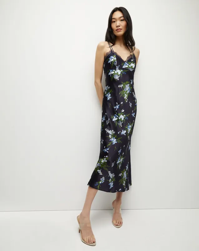 Bixie Stretch-Silk Slip Dress sold by Ulla Johnson