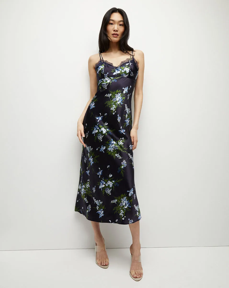 Bixie Stretch-Silk Slip Dress sold by Ulla Johnson product image thumbnail 4