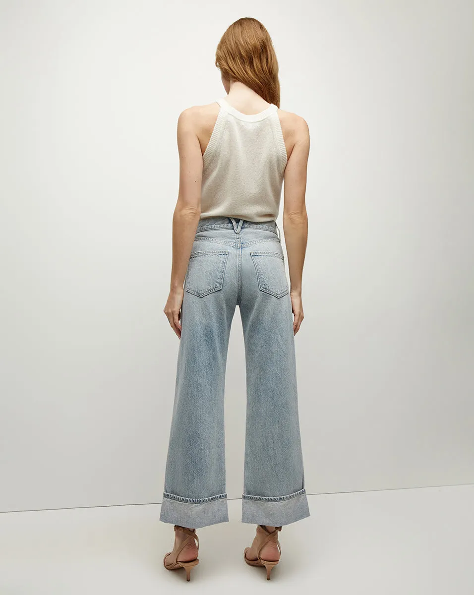 Taylor Cuffed Wide-Leg Jean sold by Ulla Johnson product image thumbnail 4