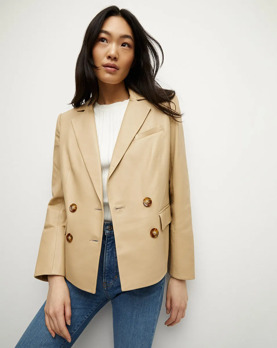 Kona Leather Dickey Jacket sold by Ulla Johnson