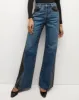 Taylor Two-Tone Wide-Leg Jean sold by Ulla Johnson