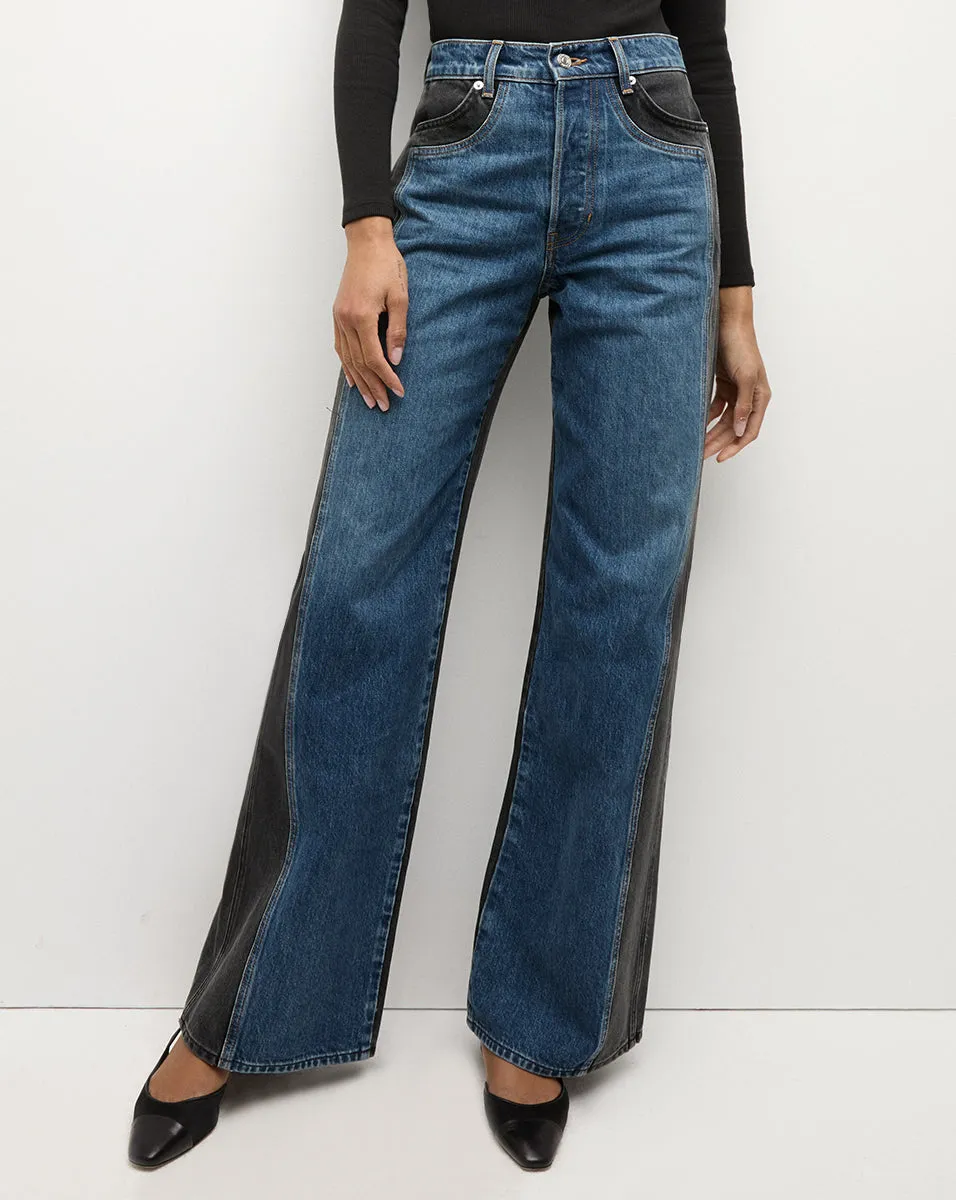 Taylor Two-Tone Wide-Leg Jean sold by Ulla Johnson product image thumbnail 2