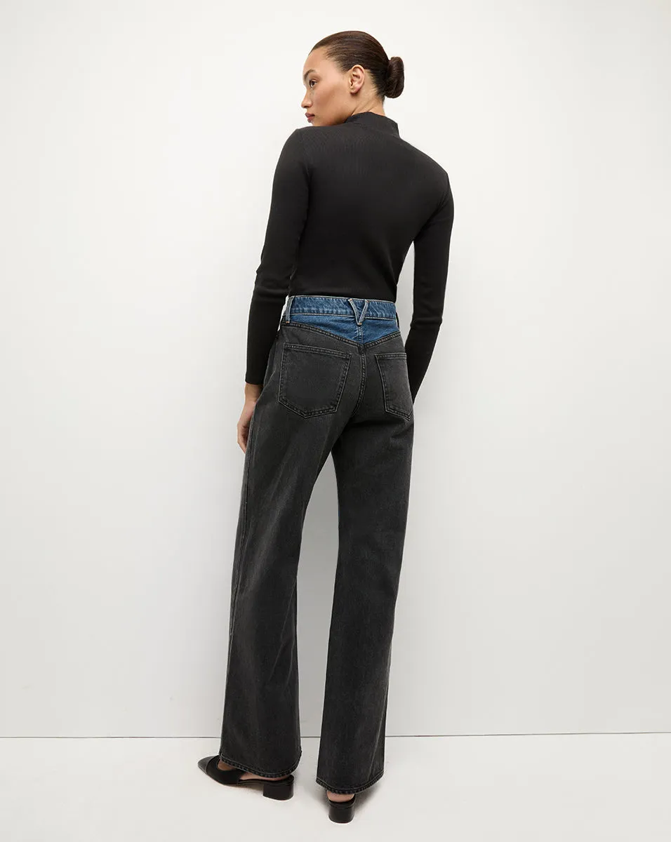 Taylor Two-Tone Wide-Leg Jean sold by Ulla Johnson product image thumbnail 5