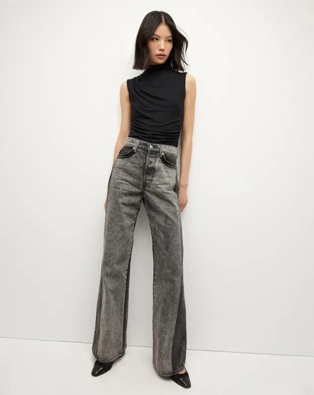 Taylor Two-Tone Wide-Leg Jean sold by Ulla Johnson