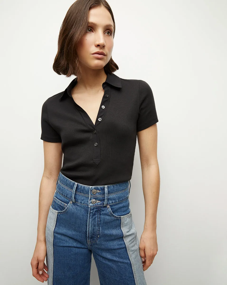 Kearney Button-Down T-Shirt sold by Ulla Johnson