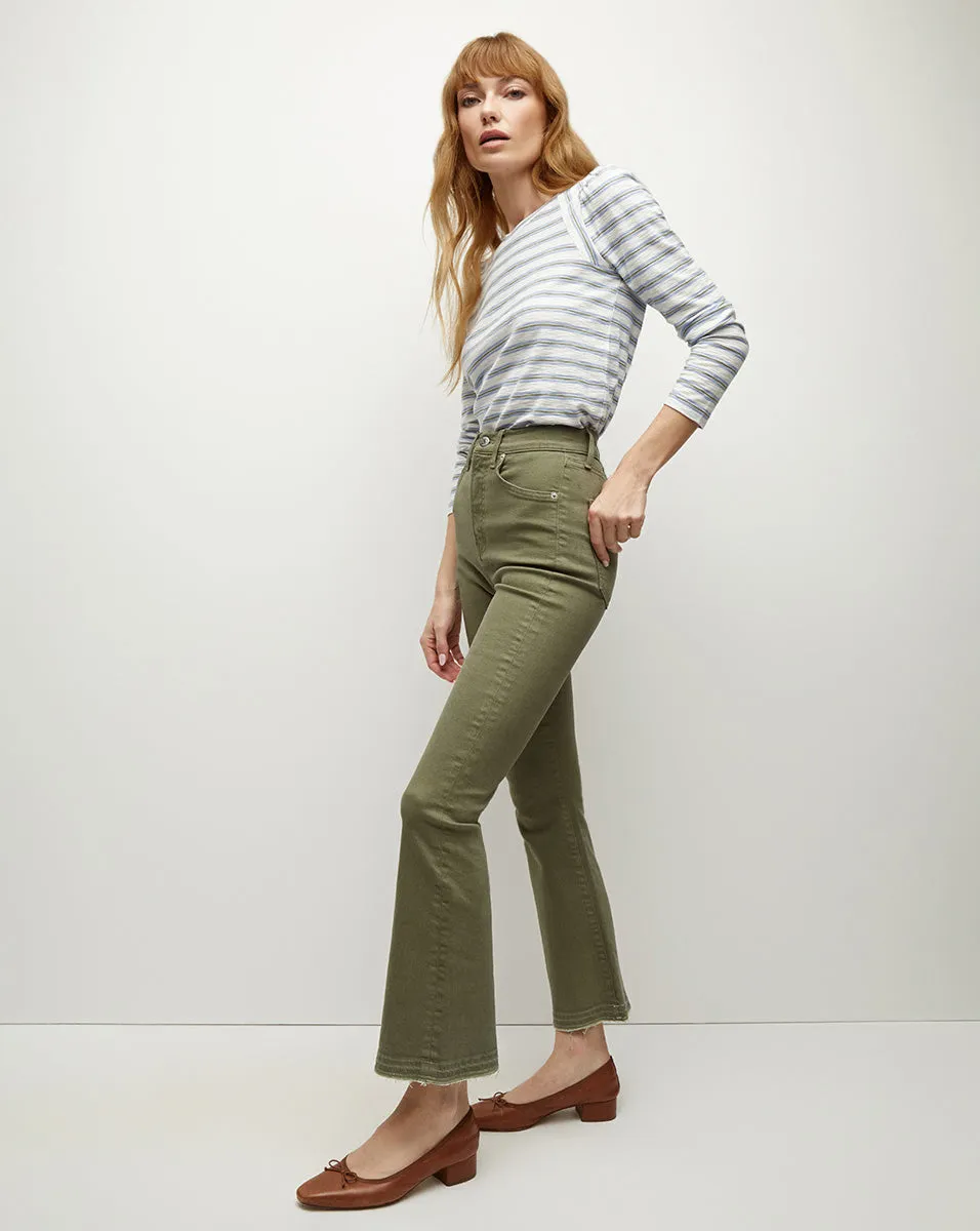 Carson Released Hem Kick-Flare Jean sold by Ulla Johnson