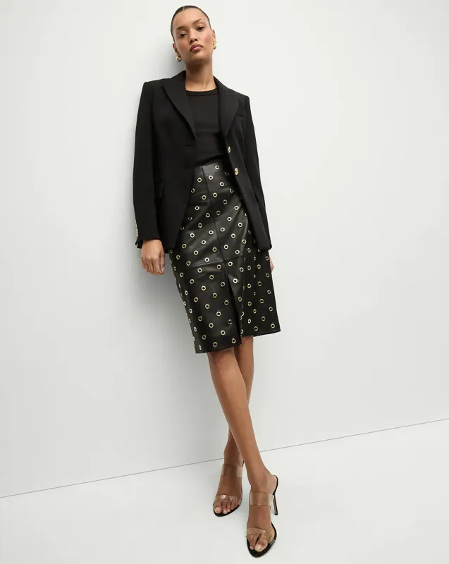 Anderson Leather Grommet Skirt sold by Ulla Johnson