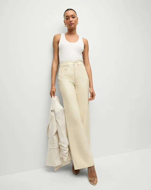 Taylor Vegan Wide-Leg Jean made by Veronica Beard