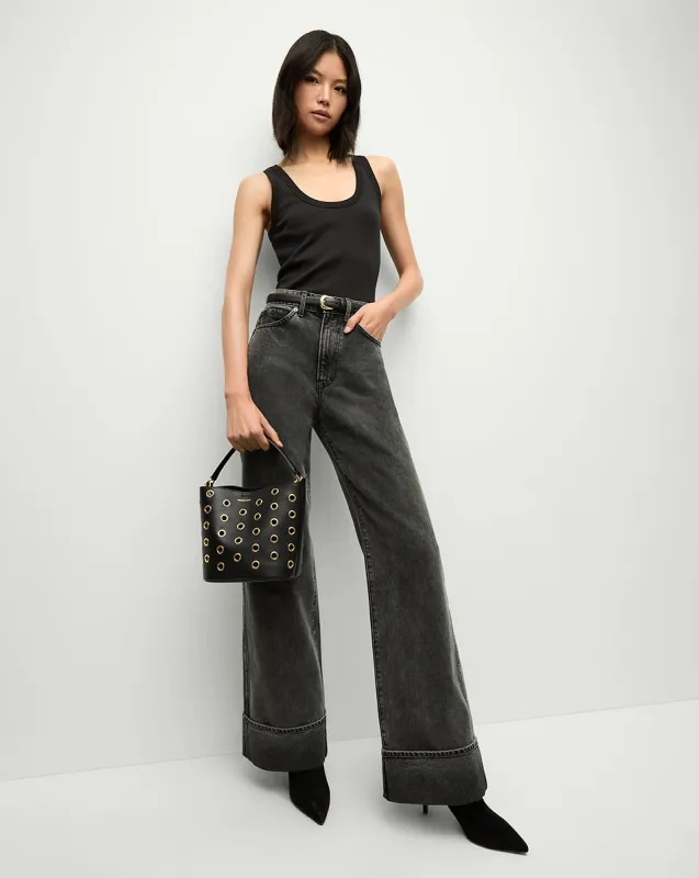 Taylor Cuffed Wide-Leg Jean sold by Ulla Johnson